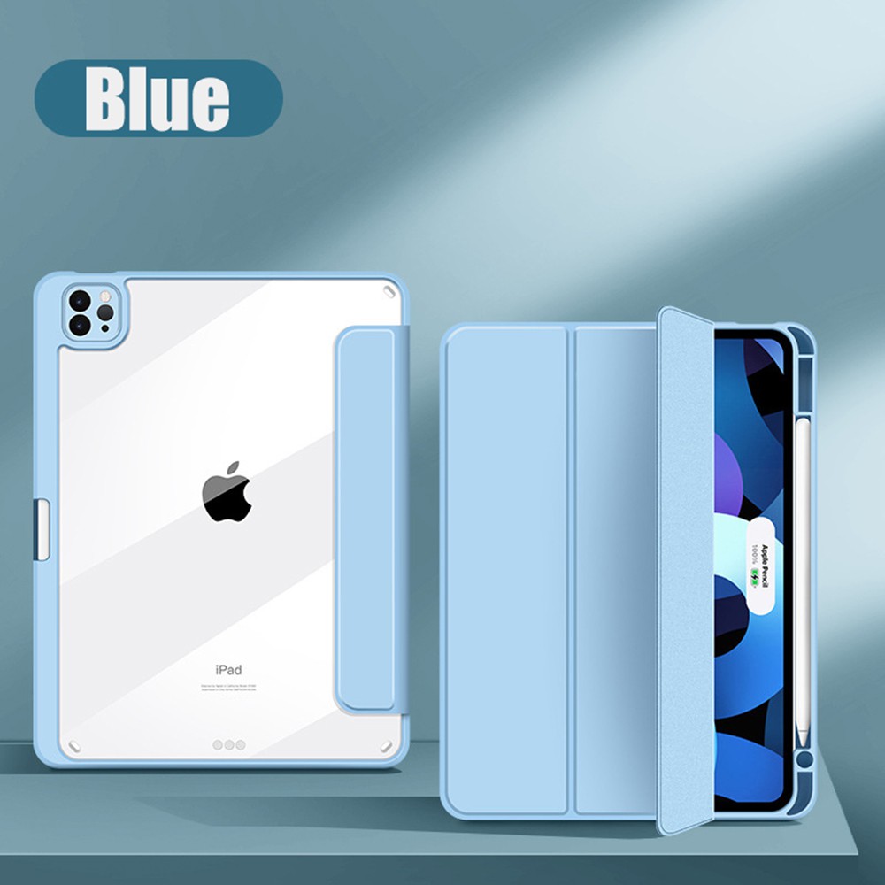 Bao Da Máy Tính Bảng GOOJODOQ Thiết Kế Gập Làm Ba Từ Tính Phối Silicone Cho iPad 11inch 2020 2021 2018 iPad Air 4 10.9 | BigBuy360 - bigbuy360.vn