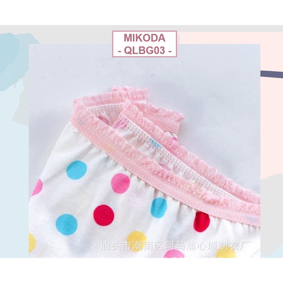 Quần lót bé Combo 12 quần chíp tam giác bé gái (2-12T )100% cotton co giãn tốt mềm mịn, thoải mái nhiều màu sắc–QL3