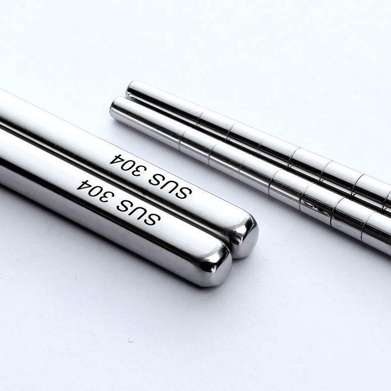 Đôi Đũa Cao Cấp Chống Trượt Bằng Thép Không Gỉ 304