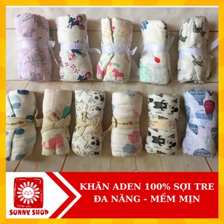 Khăn tắm đa năng aden 100% sợi tre - hàng loại 1 (Được chọn mẫu)