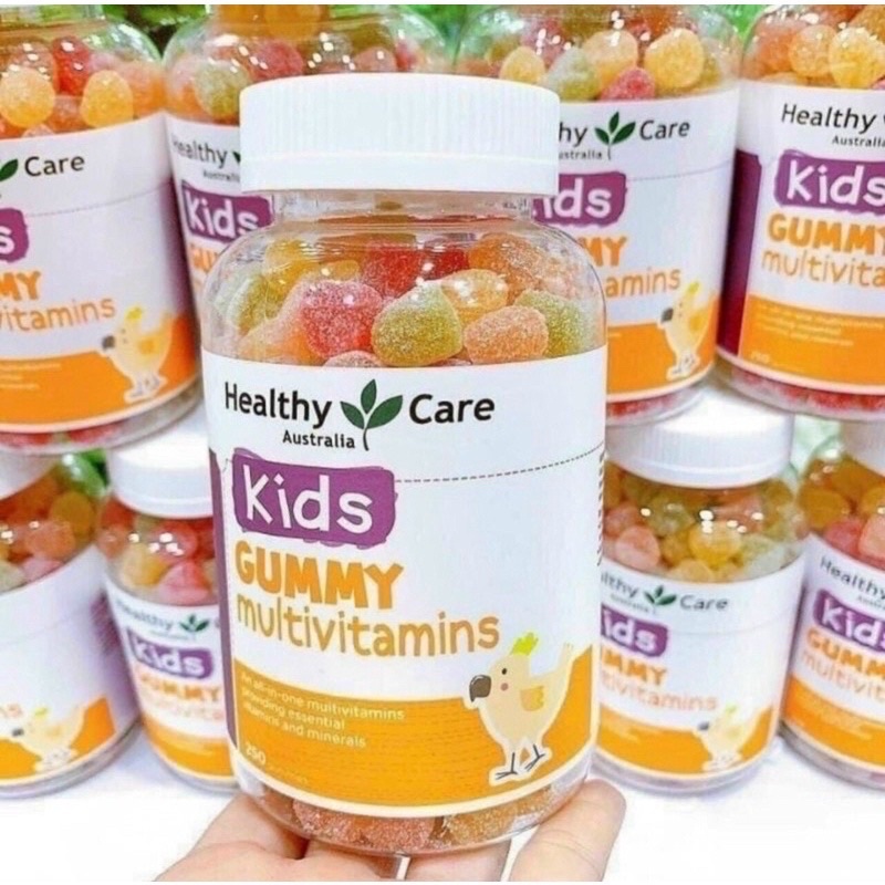 {Date mới} Kẹo Gummy Healthy Care bổ sung omega 3 và Vitamin tổng hợp cho bé 250 viên