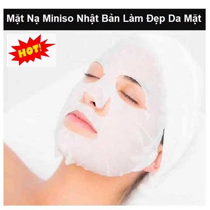 Mặt Nạ Miniso Nhật Bản, Miniso Làm Đẹp Da Mặt - Dưỡng Ẩm - Làm Dịu Da Nhanh Chóng - Nhỏ Gọn Mang Đi Du Lịch - Dễ Sử Dụng
