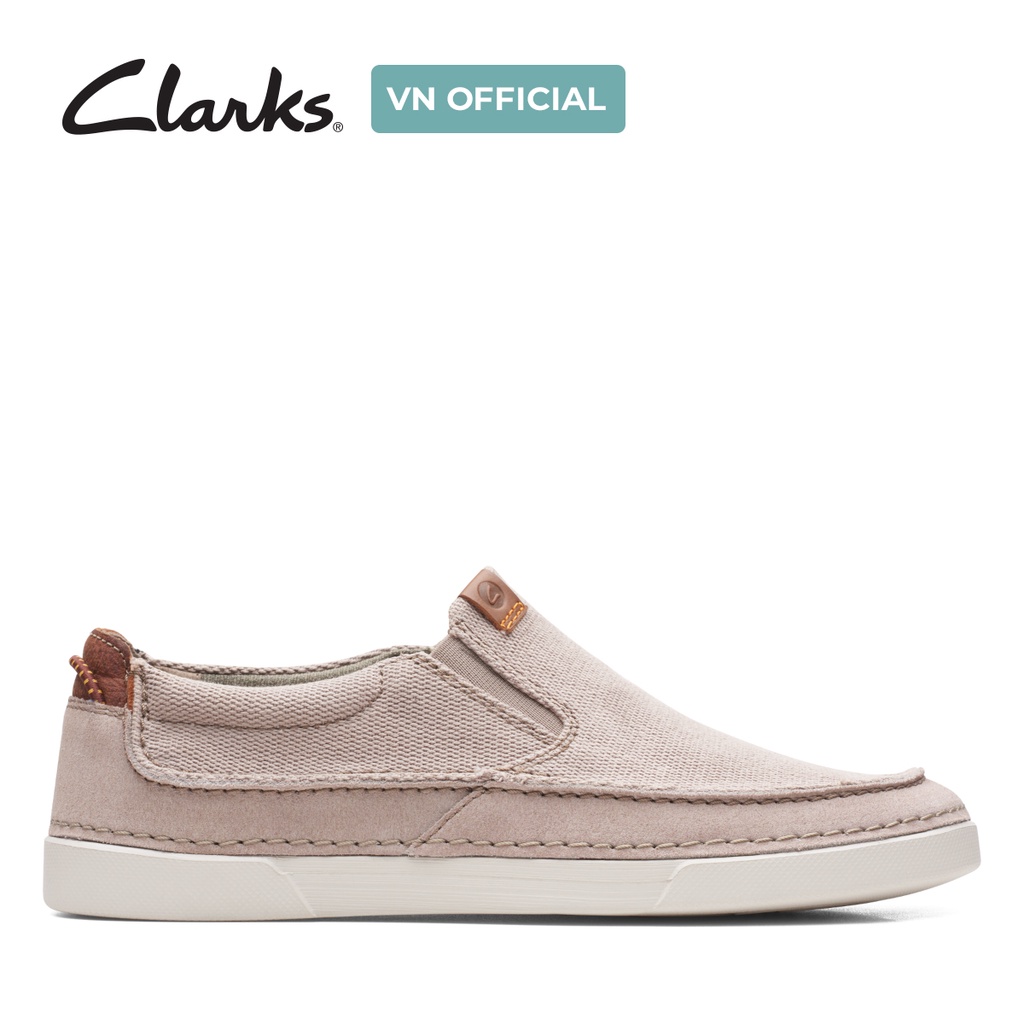 Giày tây lười nam CLARKS Gerald Step màu Stone