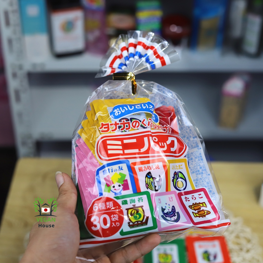 Gia vị rắc cơm cho bé ăn dặm Furikake Nhật Bản 30 gói - T4/2024