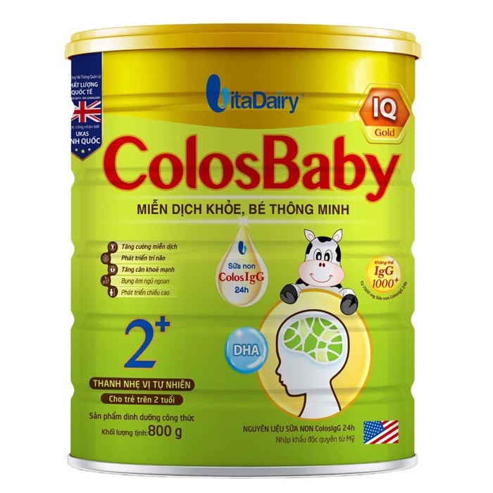 SỮA BỘT COLOSBABY IQ GOLD 2 800g