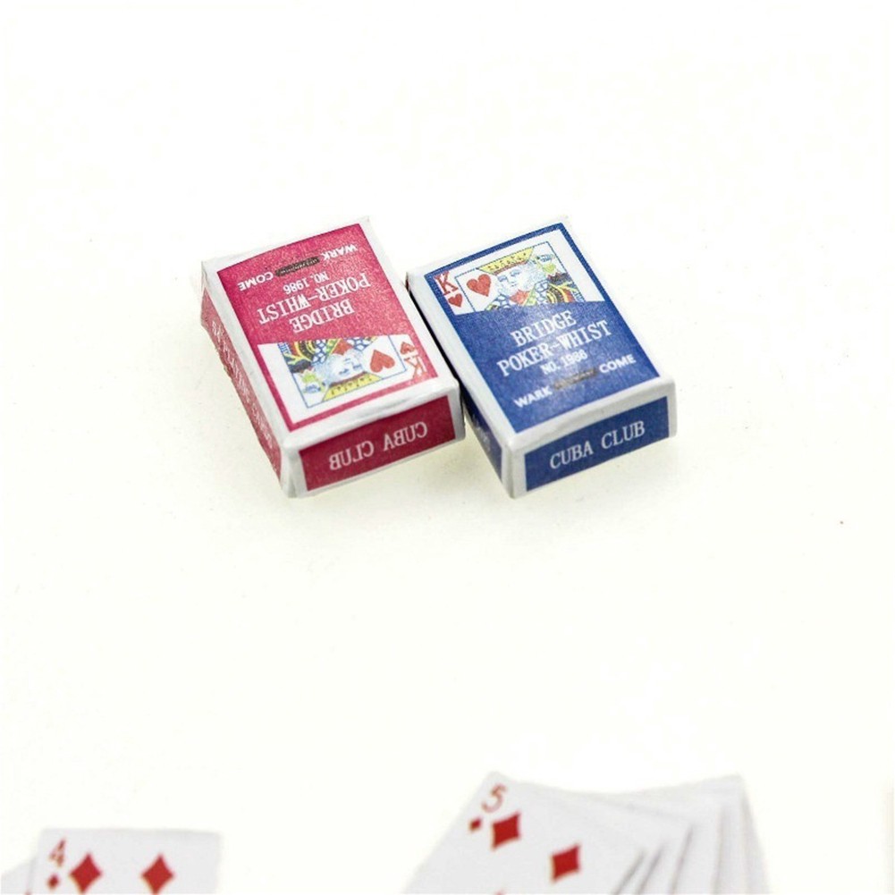 Bộ bài Poker tỉ lệ 1:12 cho nhà búp bê