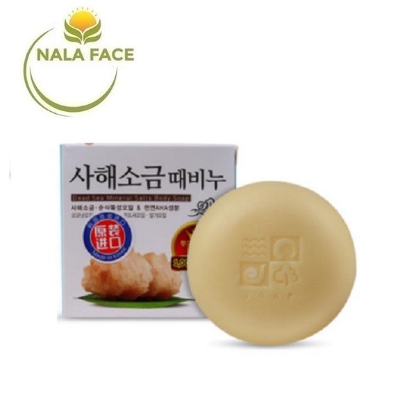 Xà phòng muối tẩy da chết cơ thể, dùng cho mặt và body 100g từ Hàn Quốc