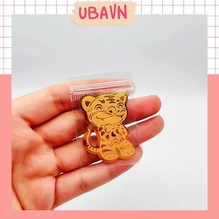 Miếng Dán Mèo Thần Tài, Hổ Vui Vẻ, Đem Lại Tài Lộc May Mắn Mã UBAVN038