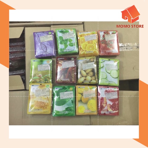Lẻ 1 miếng mặt nạ Hoa quả 3D Foodaholic Hàn Quốc