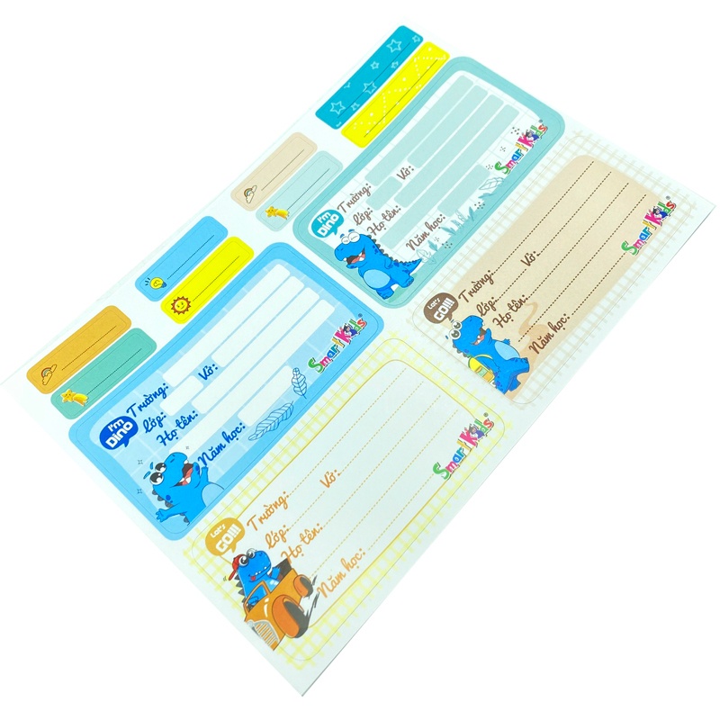 Nhãn Vở Smart Kid Dino LB03
