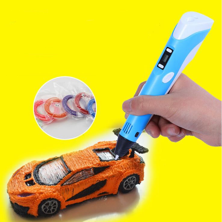 Bút vẽ 3D tạo mô hình 3 chiều độc đáo, in hình 3D nhiều màu sắc cho bé thỏa sức sáng tạo