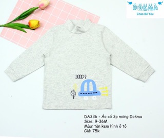 [Dokma] Áo cổ 3 phân bé trai bé gái Dokma