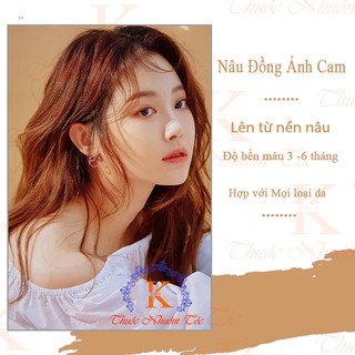 Thuốc nhuộm tóc màu NÂU ĐỒNG ÁNH CAM  Chenglovehairs, Chengloveshair, Chengloveshairs, Chenglovehair