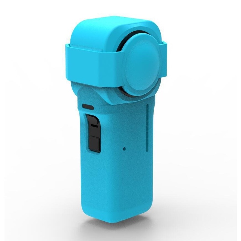 Ốp Nắp Bảo Vệ Ống Kính Camera Bằng Silicon Chống Trầy Xước Cho Insta360 One RS 1 Inch Panoramic Action