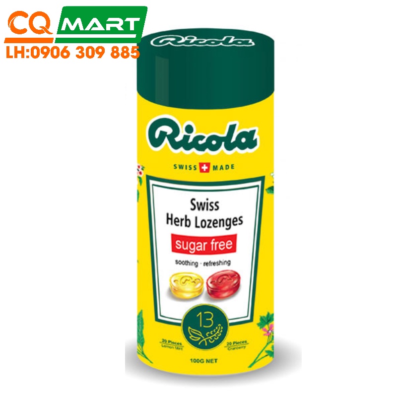 Kẹo Ricola Swiss Herb Candy Tet Gift Box 100g