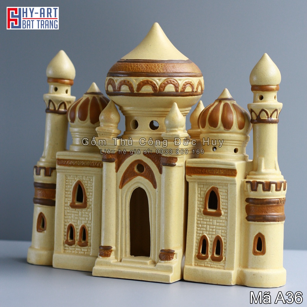 Lâu đài size lớn phụ kiện trang trí bể cá, hồ cá, hòn non bộ