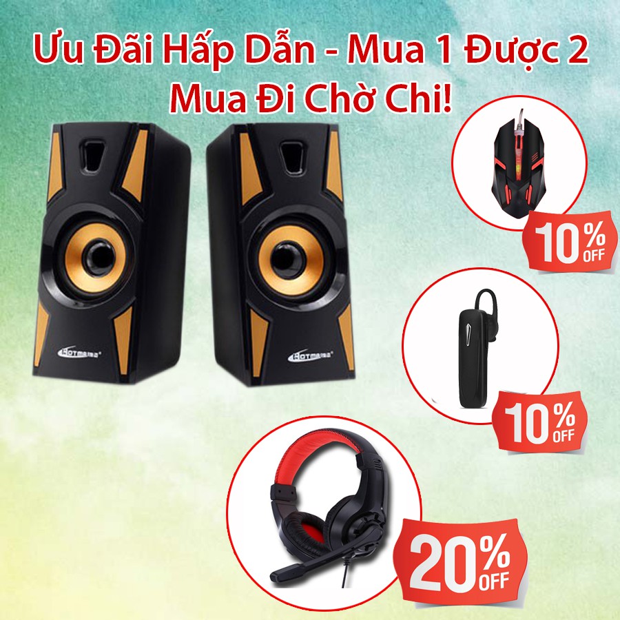 [HOT] Bộ Loa Máy Tính HT09 Để Bàn Âm Thanh Siêu Trầm Hỗ Trợ USB 2.0
