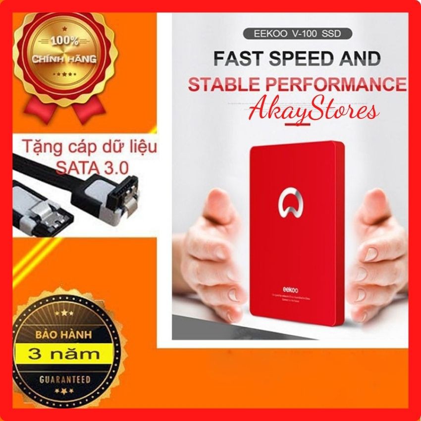 [Ổ Cứng Chính Hãng] Ổ Cứng SSD EEKOO 128GB 2.5IN - SATA3 6GB/S, Ổ Cứng Di Động AkayStores