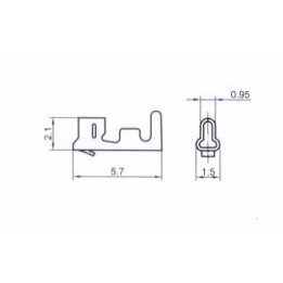 Set 200 đầu nối dây thiết bị đầu cuối 2.0mm ph2.0