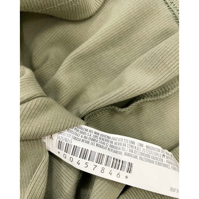 Đầm body gân sát nách F21 xuất xịn