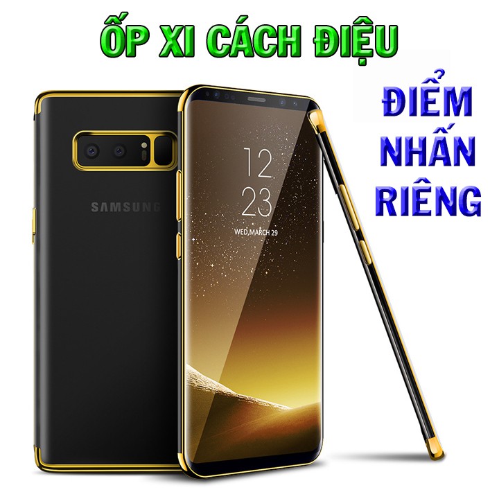 ỐP LƯNG NOTE 8 - ỐP XI CÁCH ĐIỆU SAMSUNG NOTE 8
