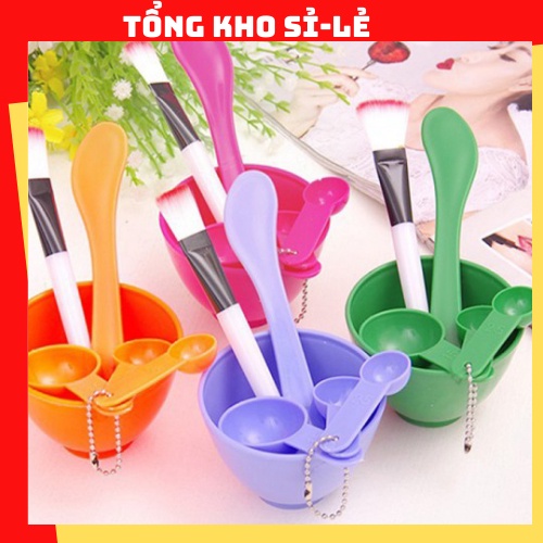 Bộ Bát Trộn Đắp Mặt Nạ - Bộ Chén Trộn Mặt Nạ 5in1 Tiện Ích 008946 TỔNG KHO SỈ VP88