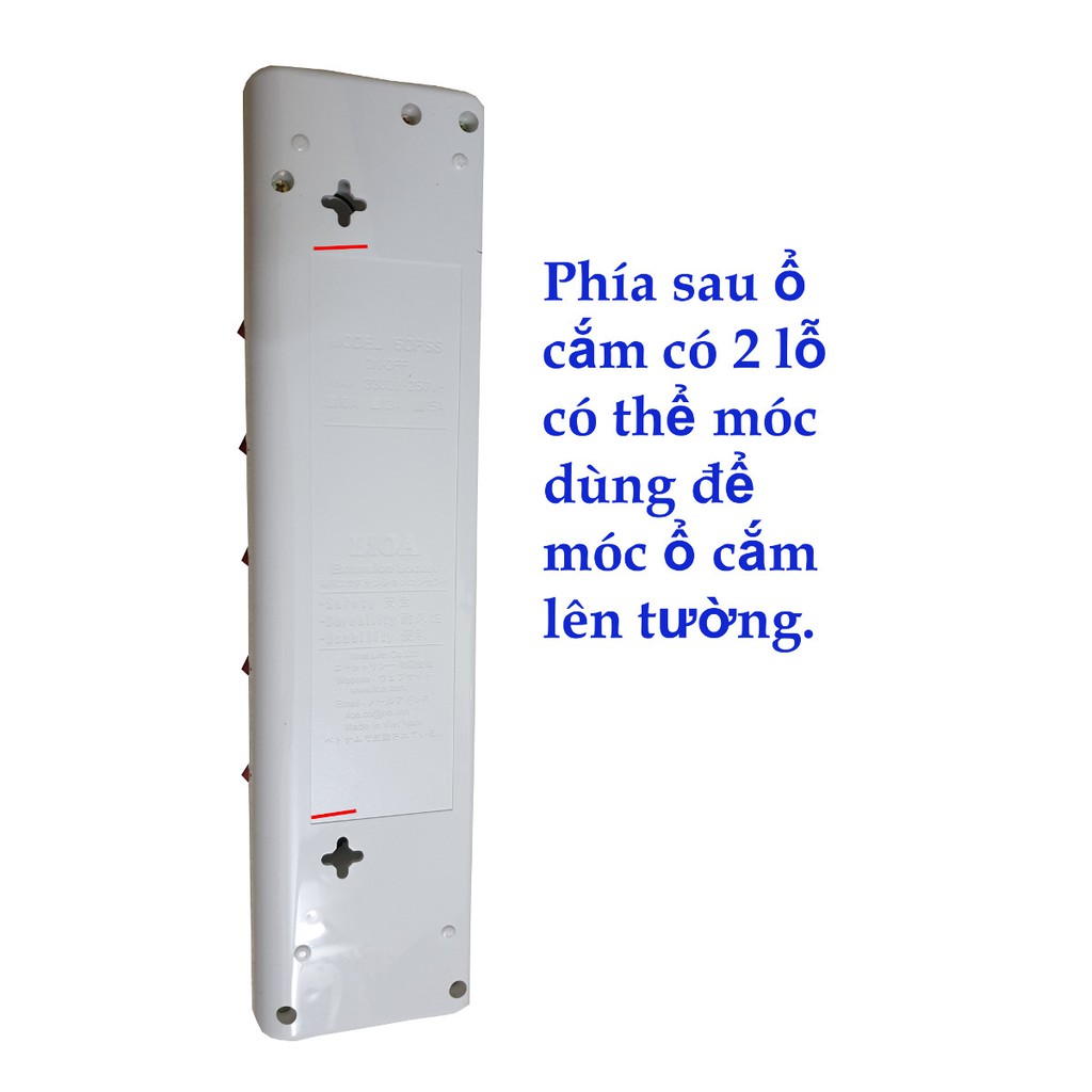 Ổ cắm điện LIOA CAO CẤP 5OFSSA2.5-2 (Trắng)