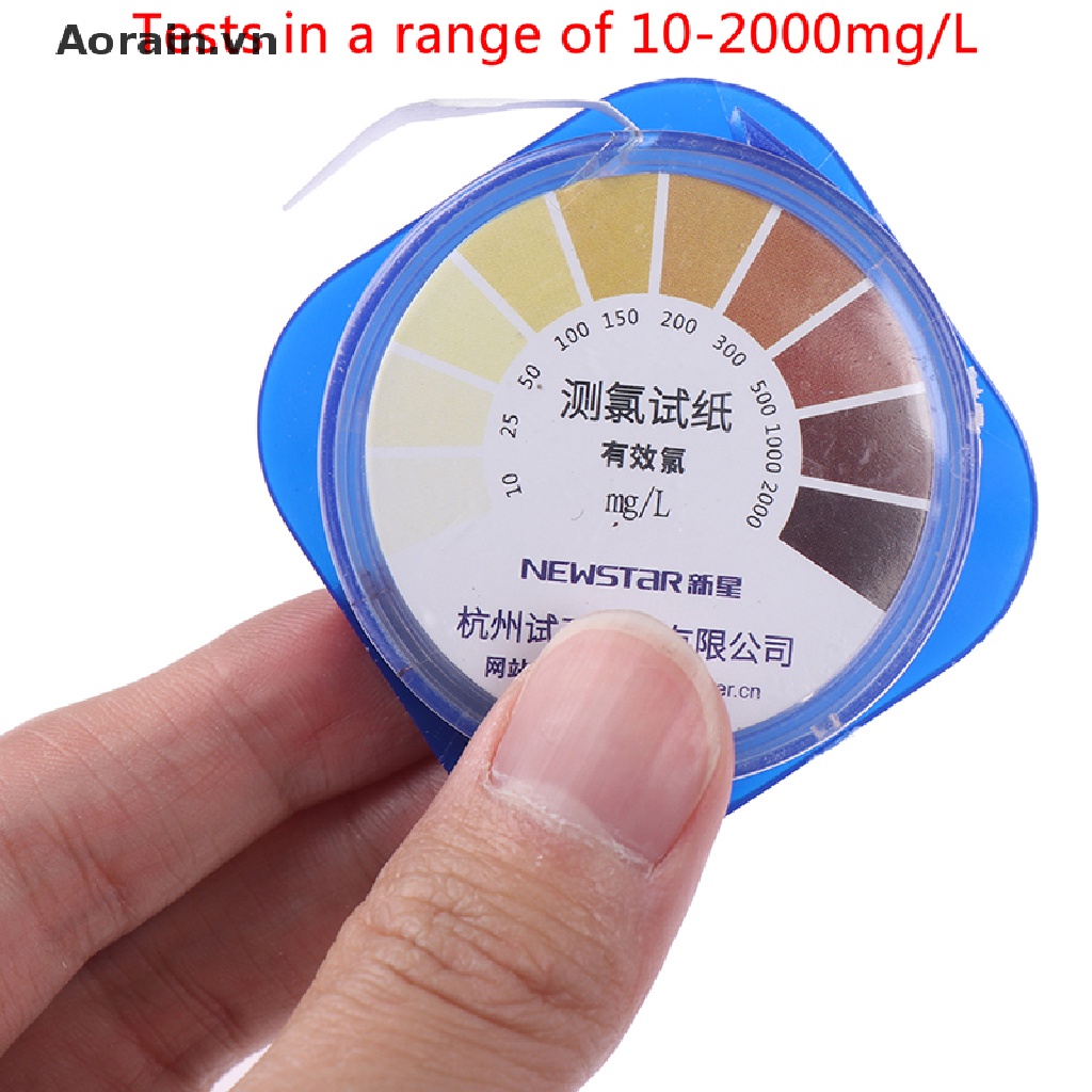 1 Cuộn Giấy Thử Clo Nhiều Màu 10-2000mg /