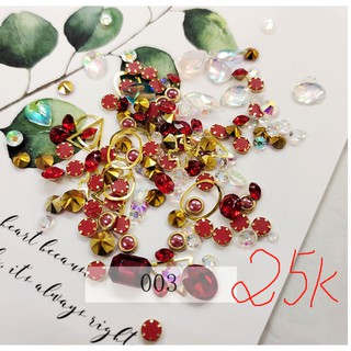 set đá charm trang trí móng tay