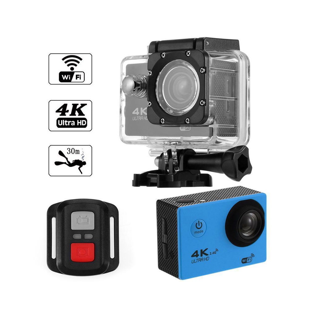 [TẶNG THẺ NHỚ 32G] Camera Hành Trình Sport 4K Ultra HD, Cam Hành Trình Gắn Xe Máy. Chống Rung, Chống Nước, Kết Nối Wifi | BigBuy360 - bigbuy360.vn