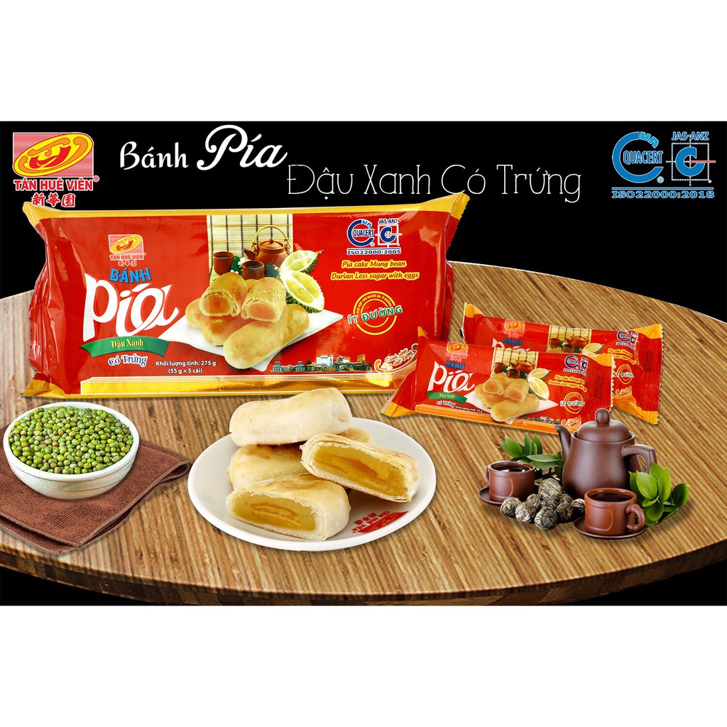 Bánh Pía đậu ít đường có trứng