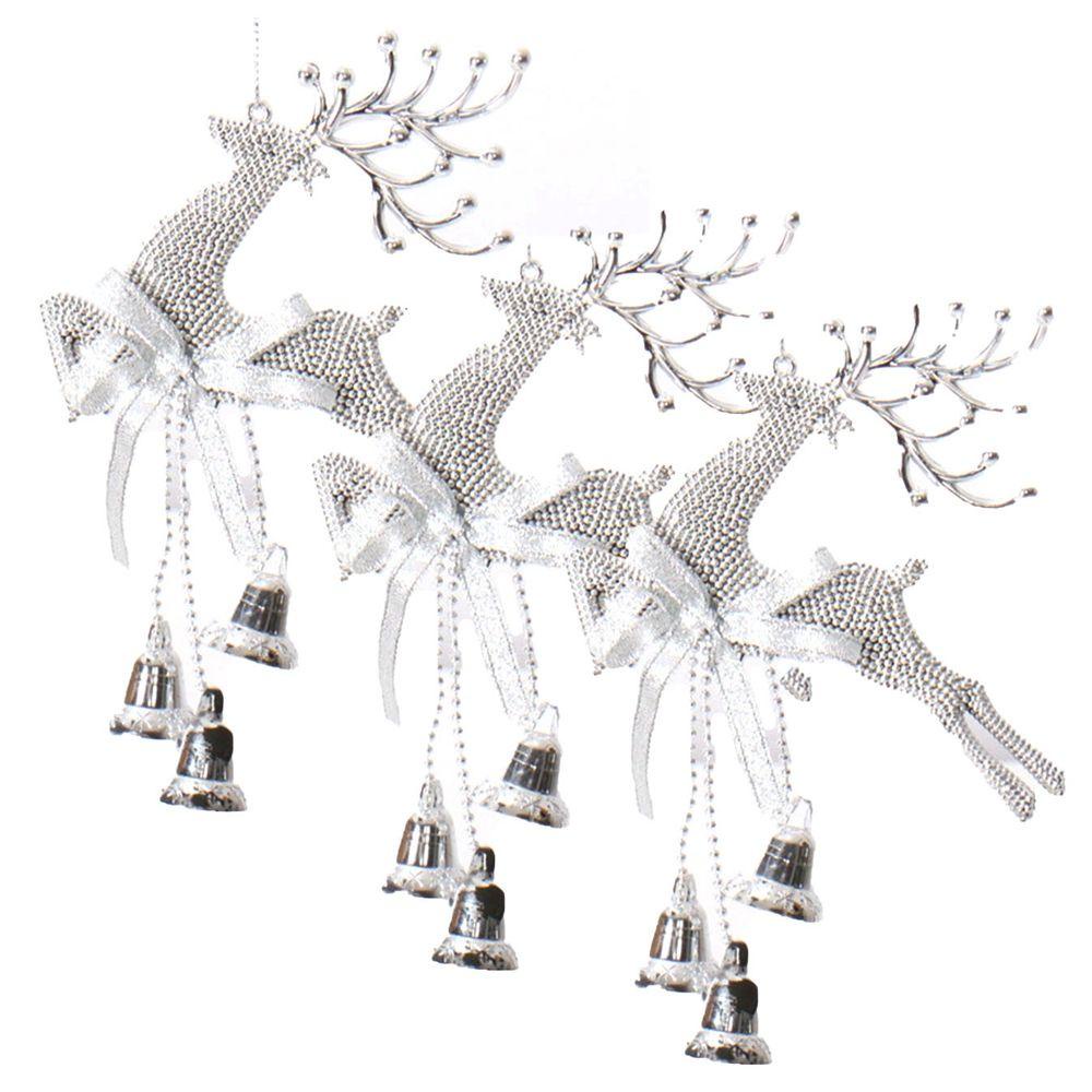 Dây Treo Trang Trí Cây Thông Noel|Chuông Giáng Sinh Hoạ Tiết Giáng Sinh