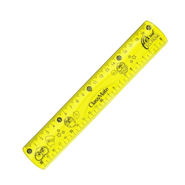 Thước Dẻo Màu ClassMate 20cm CL-FR200 - Màu Vàng