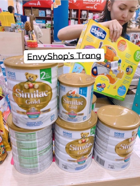 Sữa Similac GOLD Nga 800g số 1-2-3-4