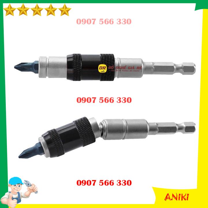 Đầu xoay chuyển hướng bắt vít góc hẹp chuôi lục giác có lực hút mạnh QE087
