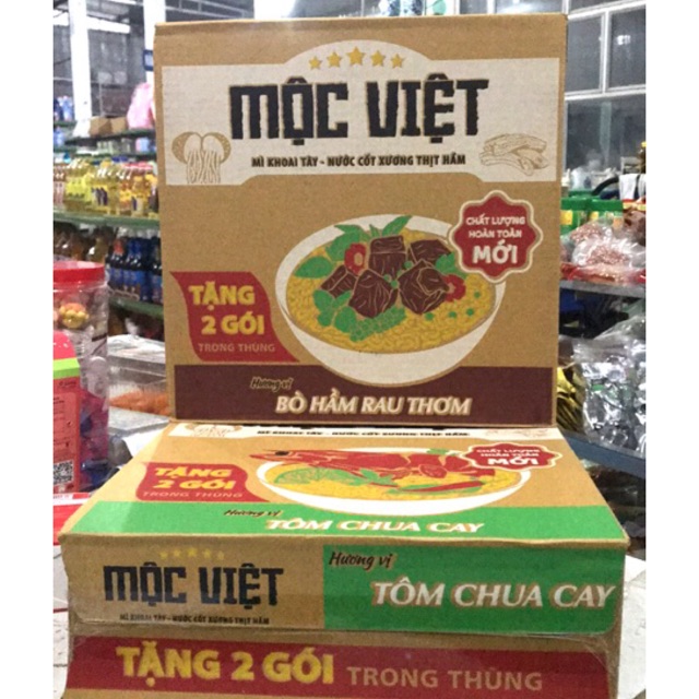 Thùng 30 Gói Mộc Việt Chất Lượng Hoàn Toàn Mới 75g