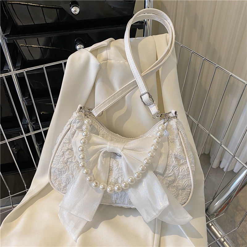 Túi Đeo Vai Thiết Kế Thắt Nơ Phong Cách Mới Mùa Hè 2022 Cho Nữ