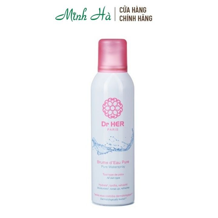 Xịt khoáng Dr Her Paris 150ml làm da tươi mát tức thì