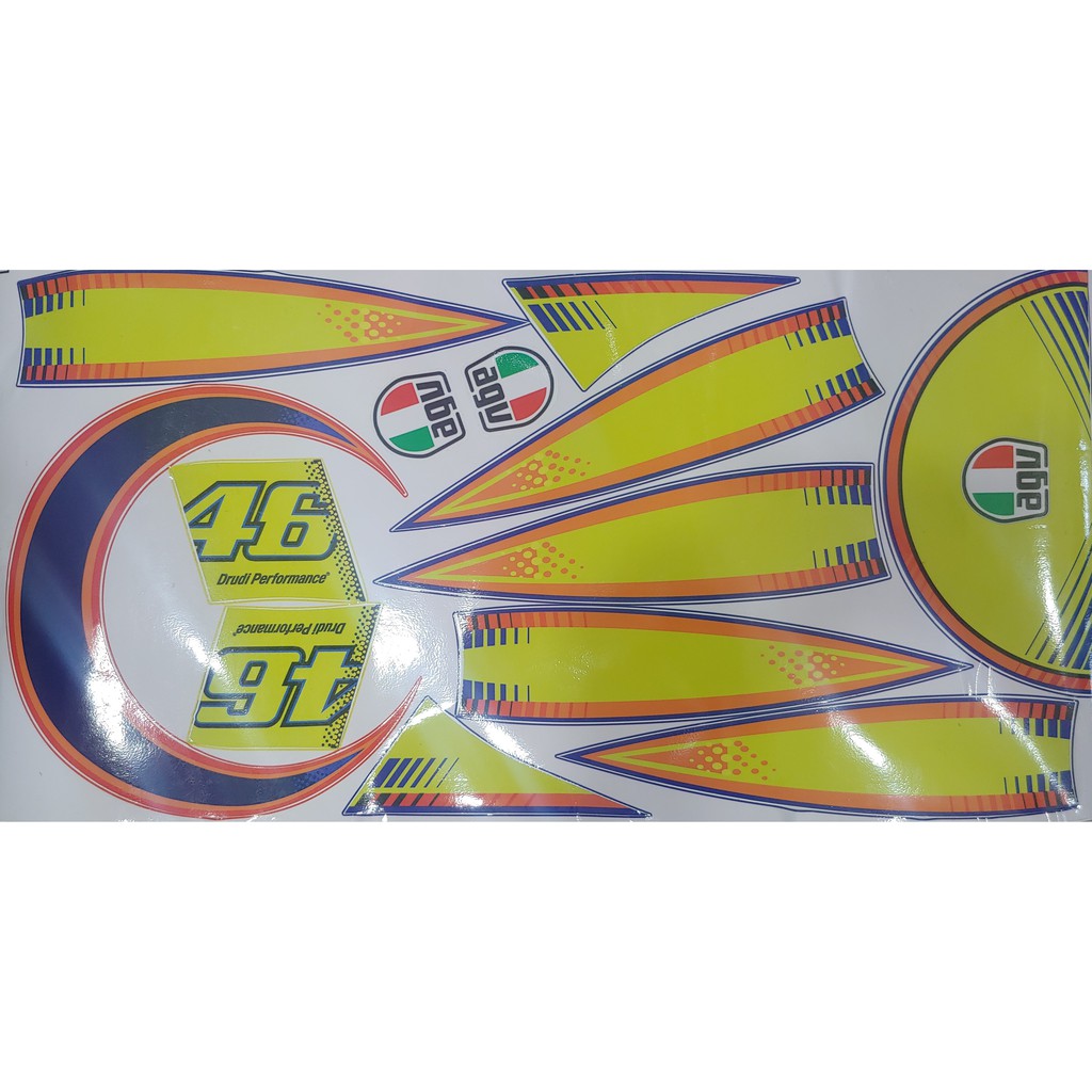 Tem AGV Soleluna Cho Mũ Fullface, Mũ Yohe 978, Mũ ROC01