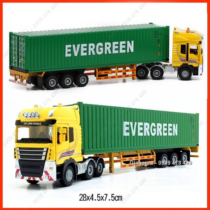 Mô Hình Xe Tải Container Tỉ Lệ 1:50 - Jingbang - Maersk - Evergreen - K Line - 9976.3