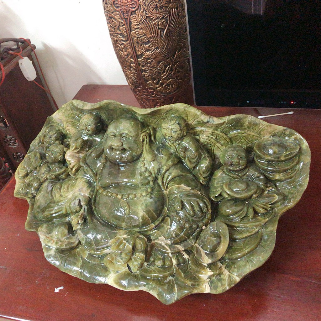 Phật Di Lặc đá ngọc tự nhiên 16 kg Yên Bái
