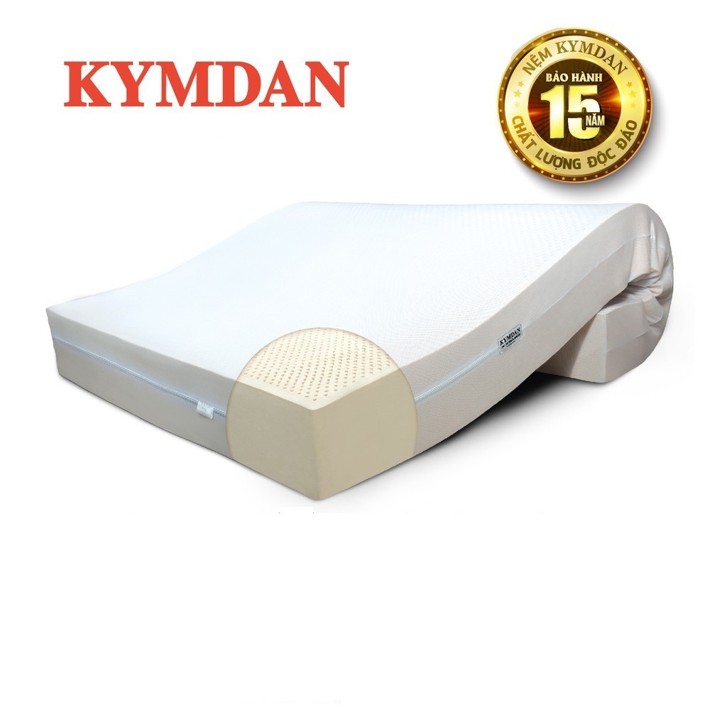 Nệm cao su thiên nhiên KYMDAN Deluxe độ dày 5 / 7,5 / 10 cm