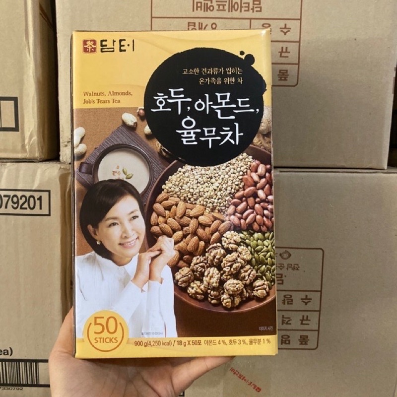 {Nhùn nhùn/date mới}Bột ngũ cốc DAMTUH Hàn quốc hộp lớn 50 gói