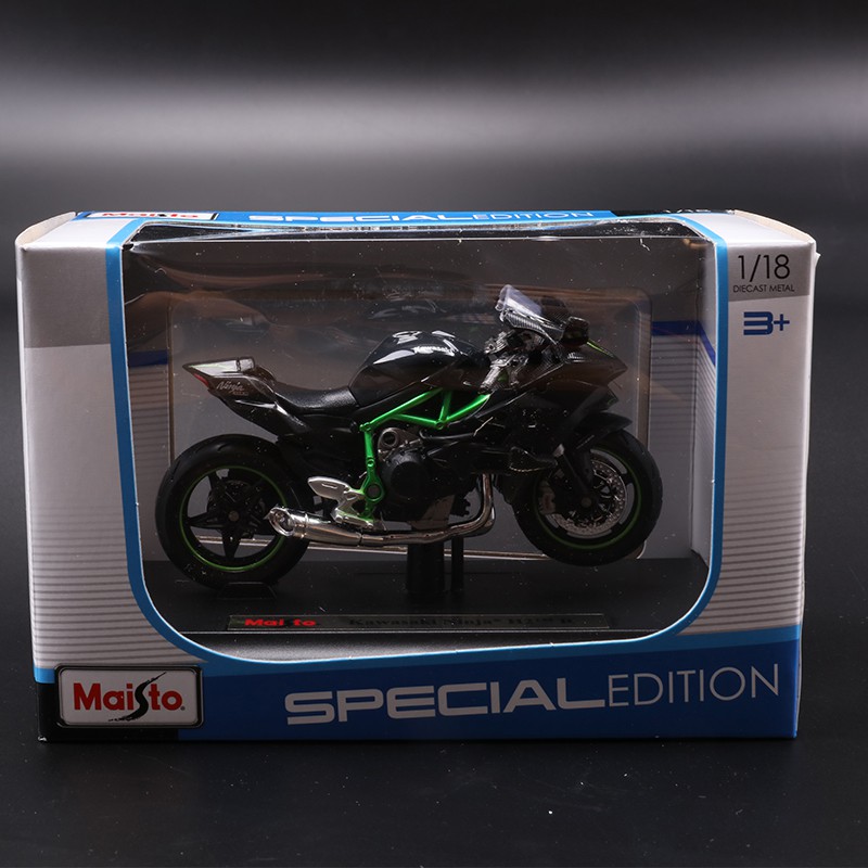 Mô Hình Xe Mô Tô Kawasaki H2R Bằng Hợp Kim Tỉ Lệ 1: 18