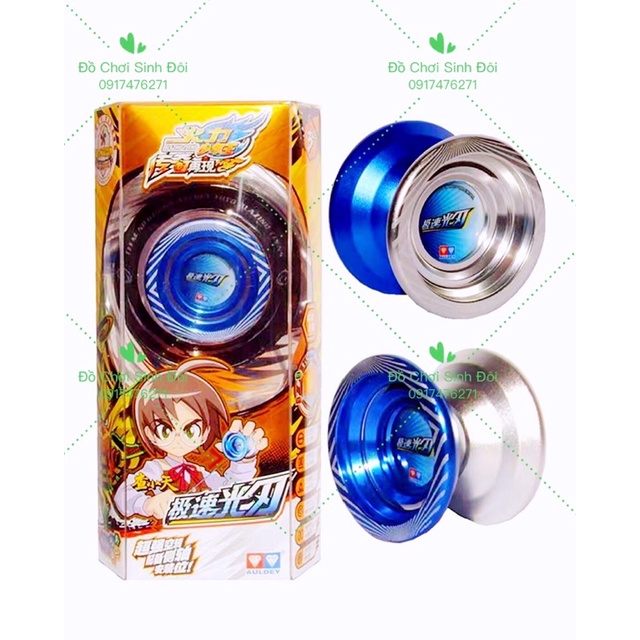 đồ chơi yoyo 676108 - trắng xanh - tặng 2 dây yoyo