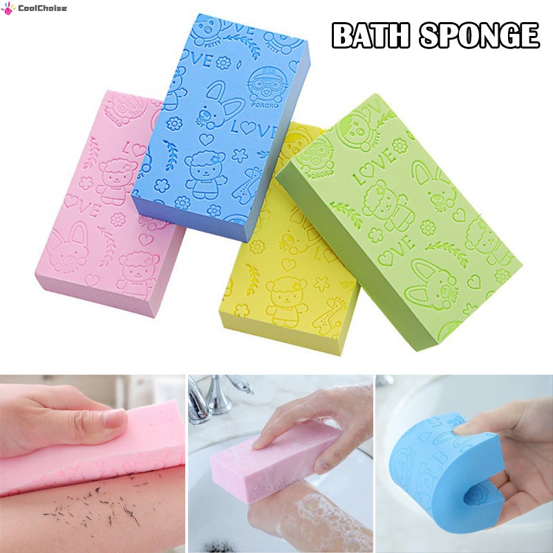 Bọt biển tắm tẩy tế bào chết chăm sóc da đơn giản tiện lợi