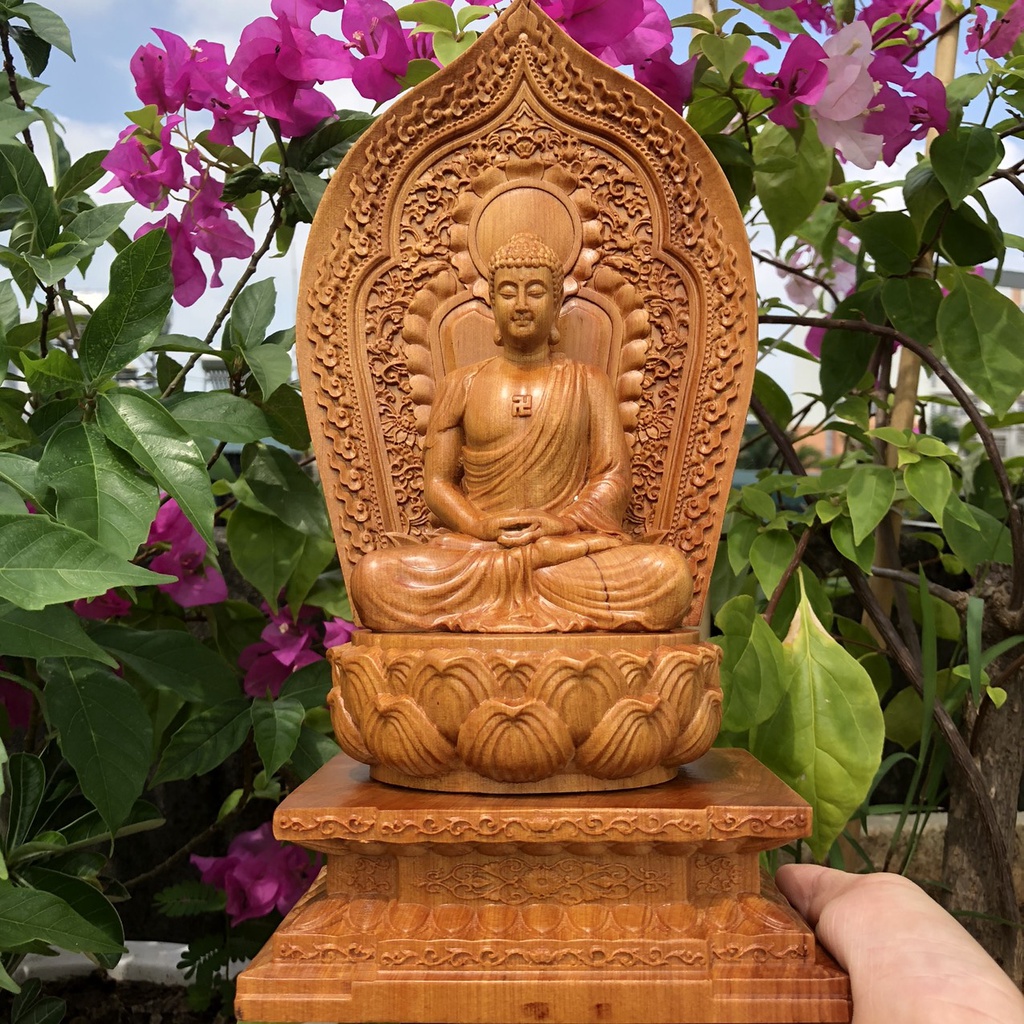 Tượng Phật A DI ĐÀ Gỗ Thơm