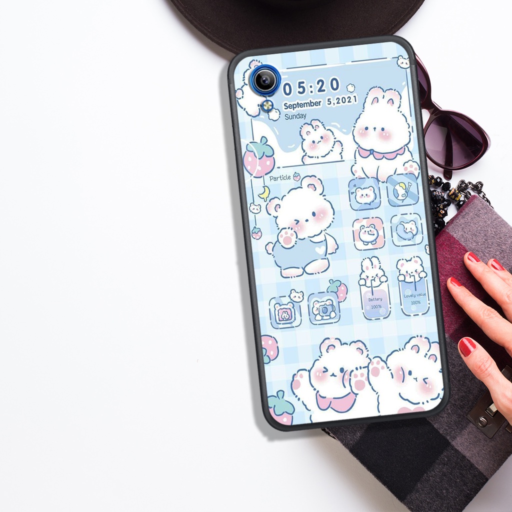 Ốp Lưng VIVO Y51 - Y91C  - Y91 - Y93 - Y95  , In Hình "Lovely Bear". Đẹp, Bền, Màu Sắc Bắt Mắt.
