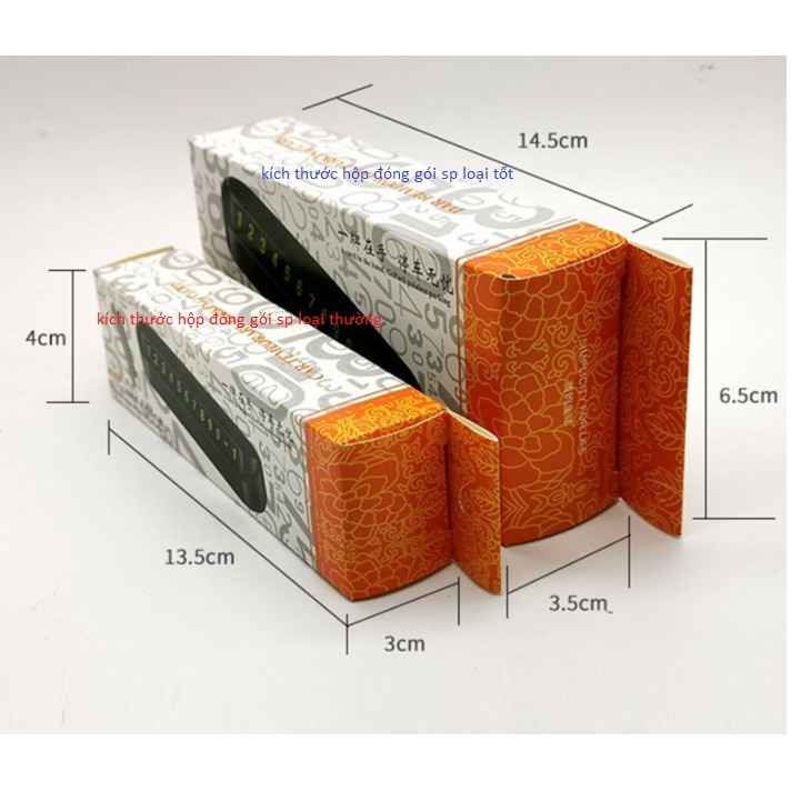 Bảng Số Điện Thoại gắn Taplo ô tô phản quang nhỏ gọn tiện lợi.