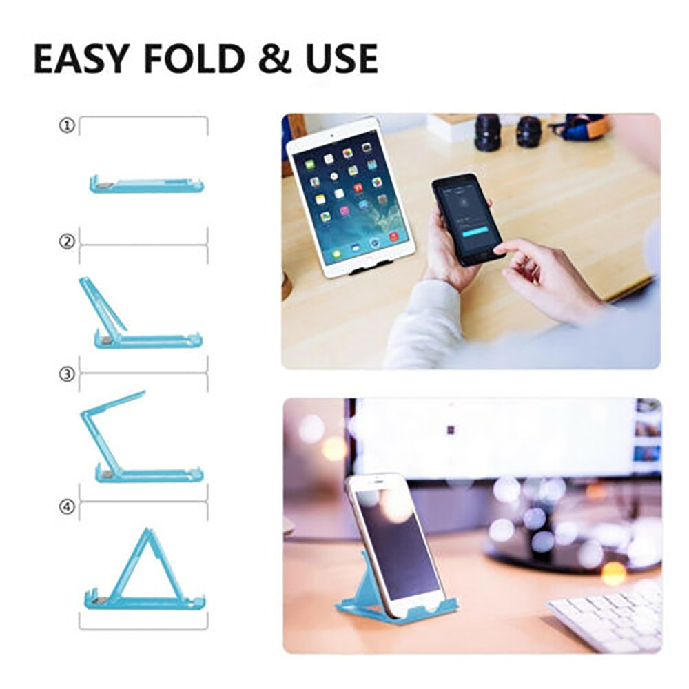 lontime Universal Adjustable Folding Mobile Phone Holder Stand Desk Tablet Portable Storage Rack | BigBuy360 - bigbuy360.vn